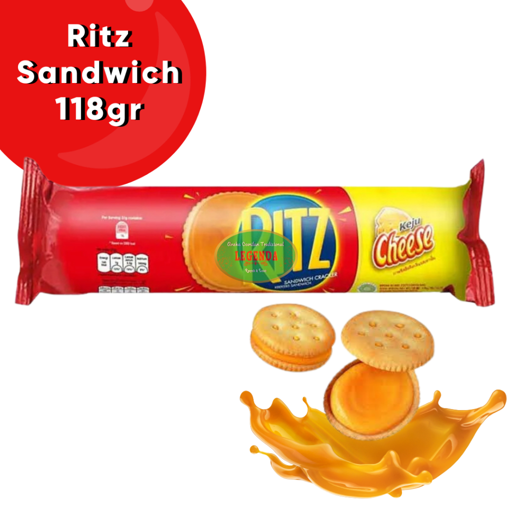 

Ritz Sandwich Biskuit Rasa Keju 91gr