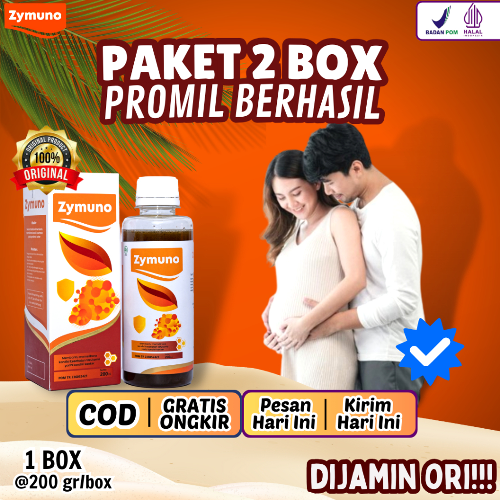 

Paket 2 Box Zymuno - Vitamin Kesehatan Meningkatkan Daya Tahan Tubuh