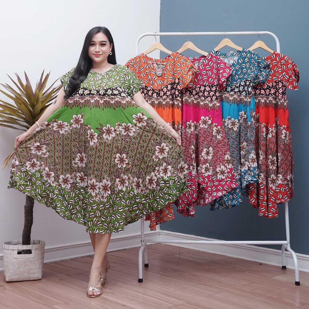 DASTER PAYUNG JUMBO DAISY KANCING DEPAN BUSUI BUMIL FRIENDLY