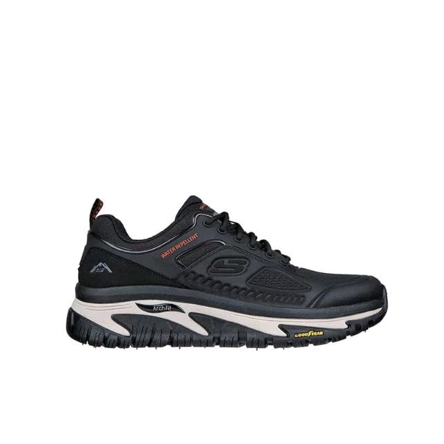Skechers Arch Fit Road Walker Men's Trail Running Shoes - Black
