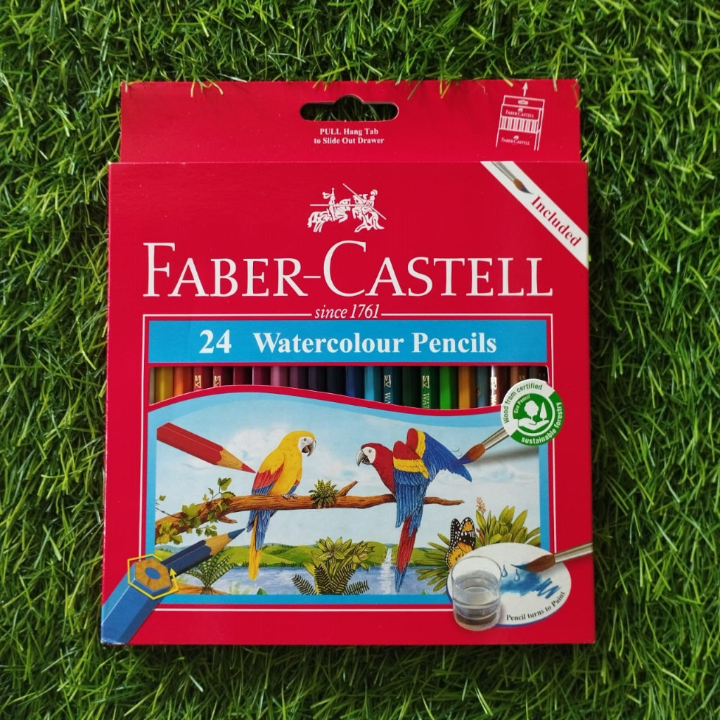 

Pensil Warna Water Colour Pencils Isi 24 Faber-Castell (B0703)