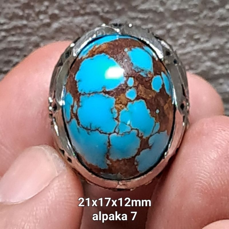 CINCIN 7 PIRUS MESIR URAT MERAH FANCY BLUE CEPLOK KURA ELEGAN