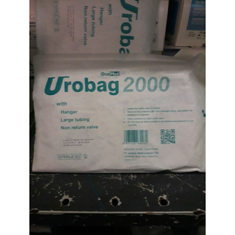 Urin bag urobag 2000ml T valve Onemed