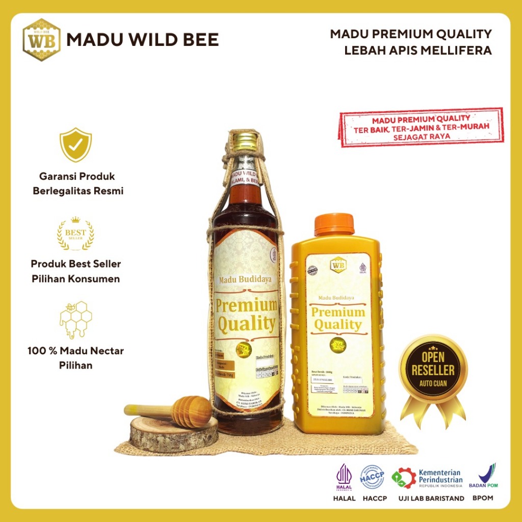 

WB Wild Bee - Madu Premium Quality/Lebah Apis Melifera - Wild Bee