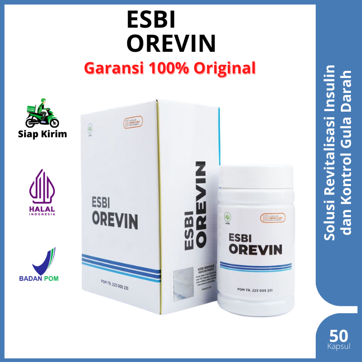 ESBI OREVIN Herbamed Original Obat Herbal Untuk Atasi Diabetes Gula Darah Kencing Manis
