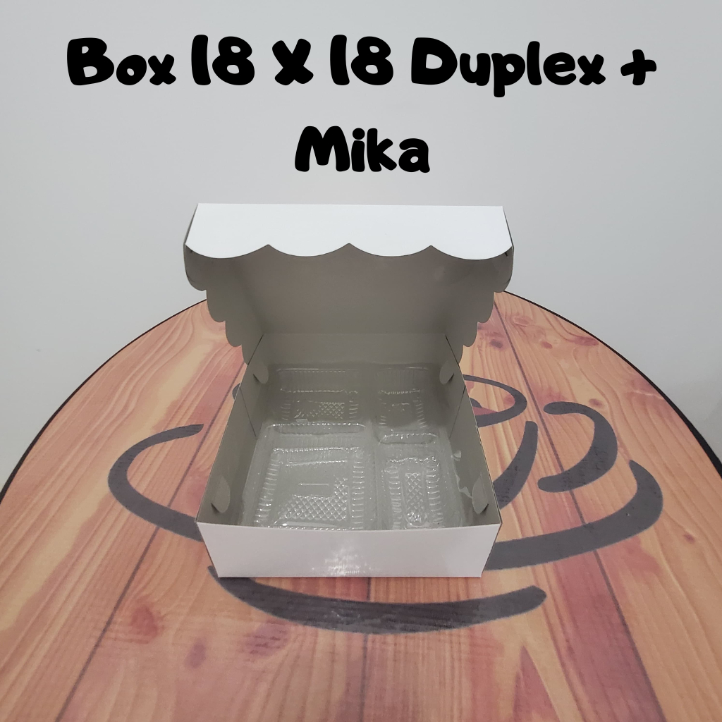 Box Makan catering 18x18( DUPLEX) + Mika