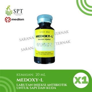 MEDION MEDOXY L 20 mL LARUTAN INJEKSI OBAT ANTIBIOTIK SAPI KUDA