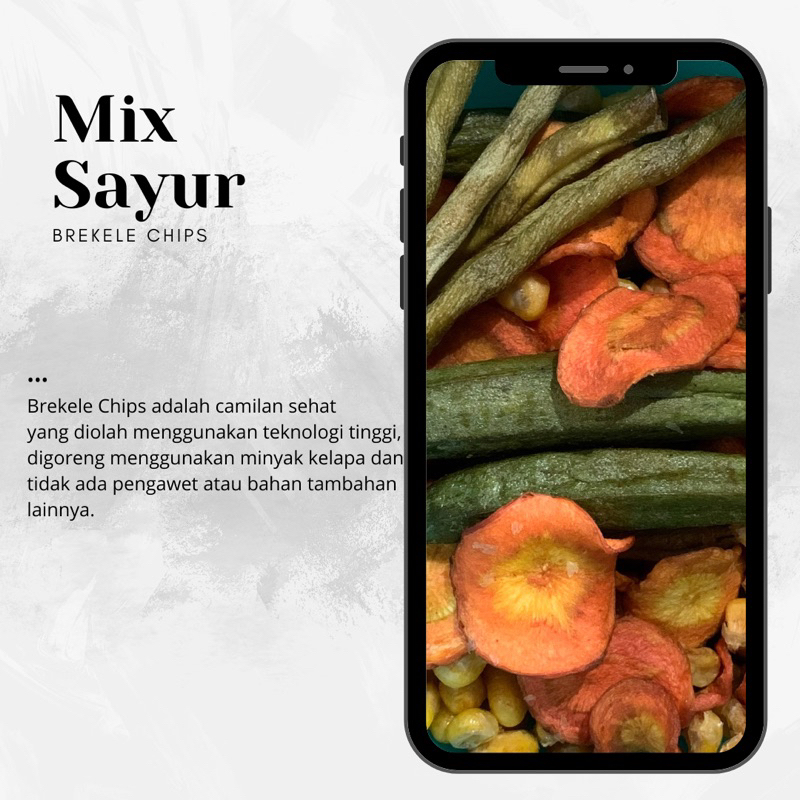 

Keripik MIX SAYUR 500gr