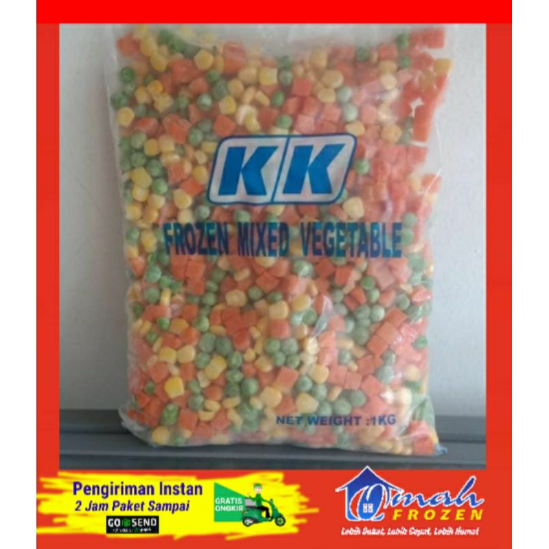 

Sayur Mix 1Kg, Sayur Frozen,kurir instan, Frozen Serang