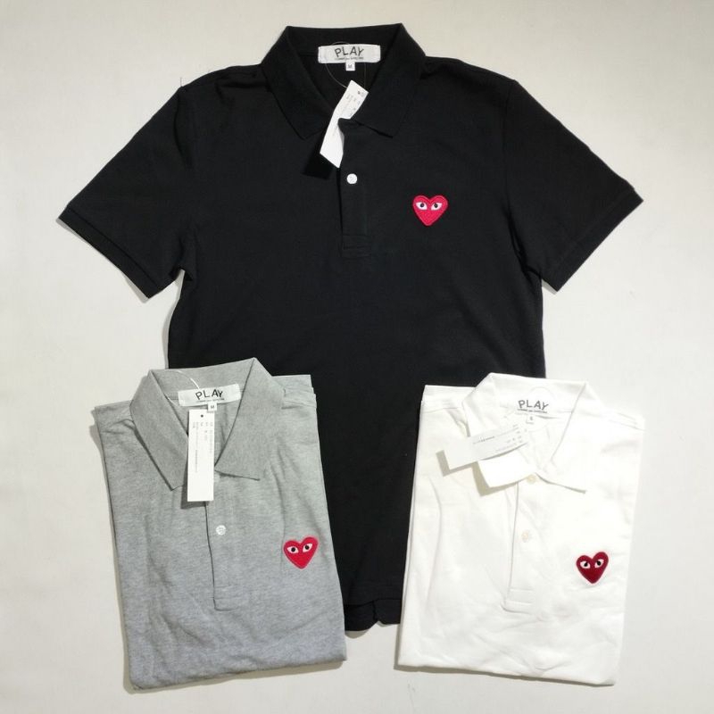 Come des Garcons Play one heart polo shirt