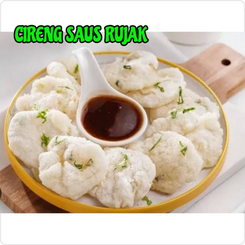 

CIRENG SAUS RUJAK 350 GR . HALAL ( cireng 300 gr + saus rujak + cabai bubuk )