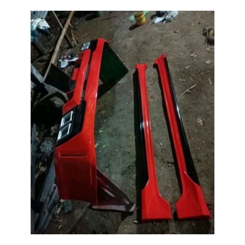 bodykit samping dan belakang calya sigra
