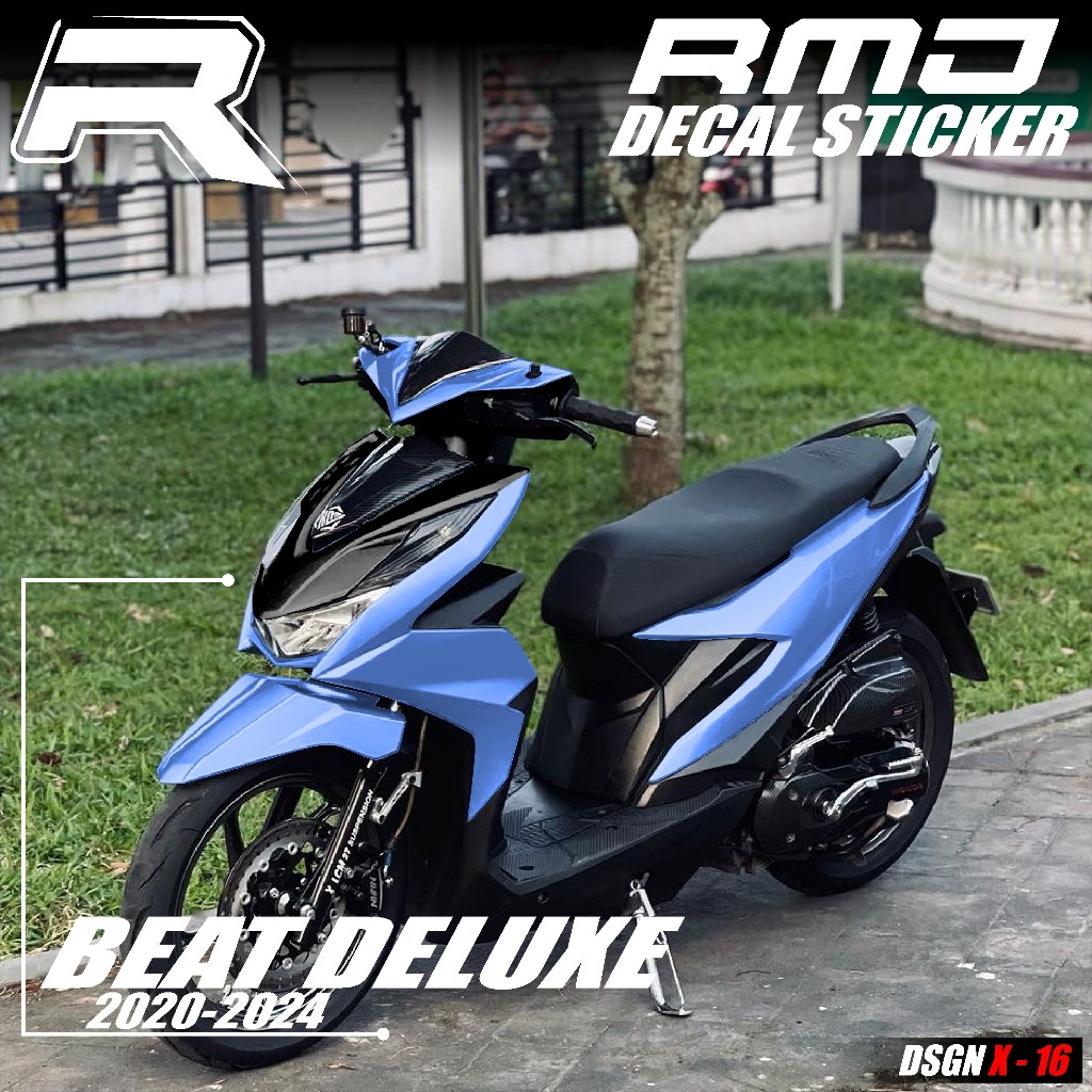 Decal Beat New Deluxe/Street Full Body Polos Stiker skotlet Beat Variasi Polos Full Block
