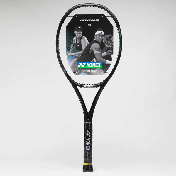 Raket Tenis Yonex Ezone 2024 Aqua Night Black 98/305gr 2024 Ezone 98 Black Aqua Ezone Black Aqua Mad
