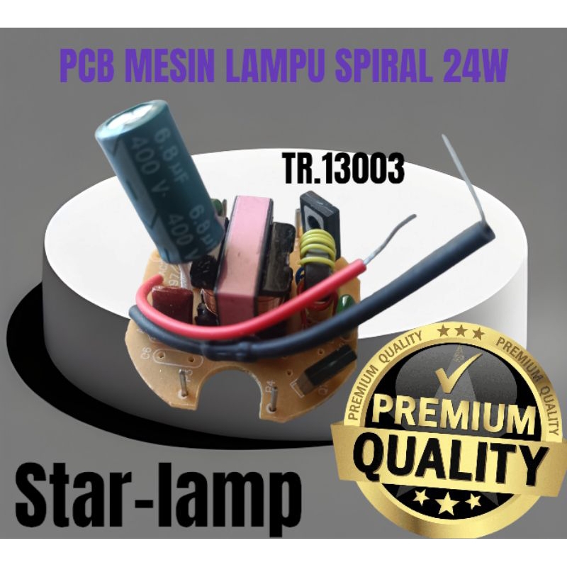 PCB MESIN LAMPU SPIRAL 24W