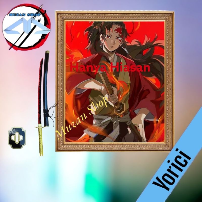 Mainan pedang kayu YORICI DEMON SLAYER