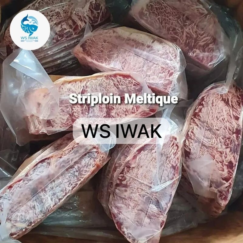 

BEEF STEAK SIRLOIN MELTIQUE PREMIUM 1KG /STRIPLOIN