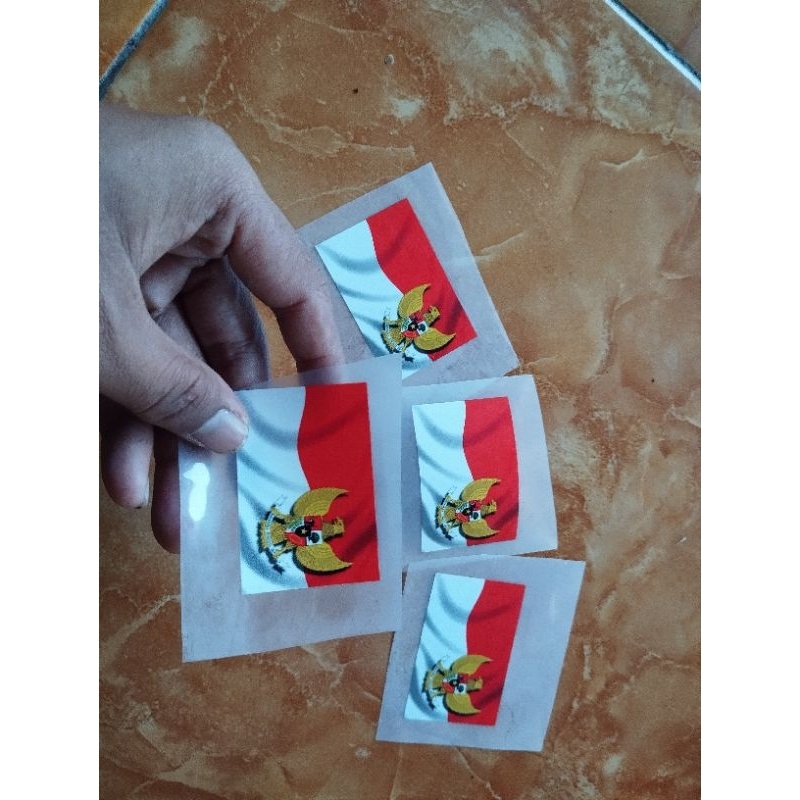 

stiker sablon setrika bendera merah putih murah
