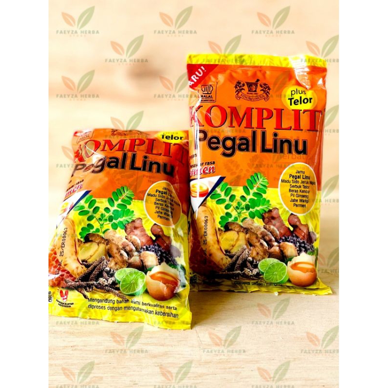 

Jamu Komplit Pegelinu plus telur per-Sachet / Komplit Pegal Linu