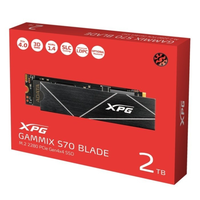 SSD ADATA XPG GAMMIX S70 BLADE 2TB M.2 NVMe PCIe Gen4x4