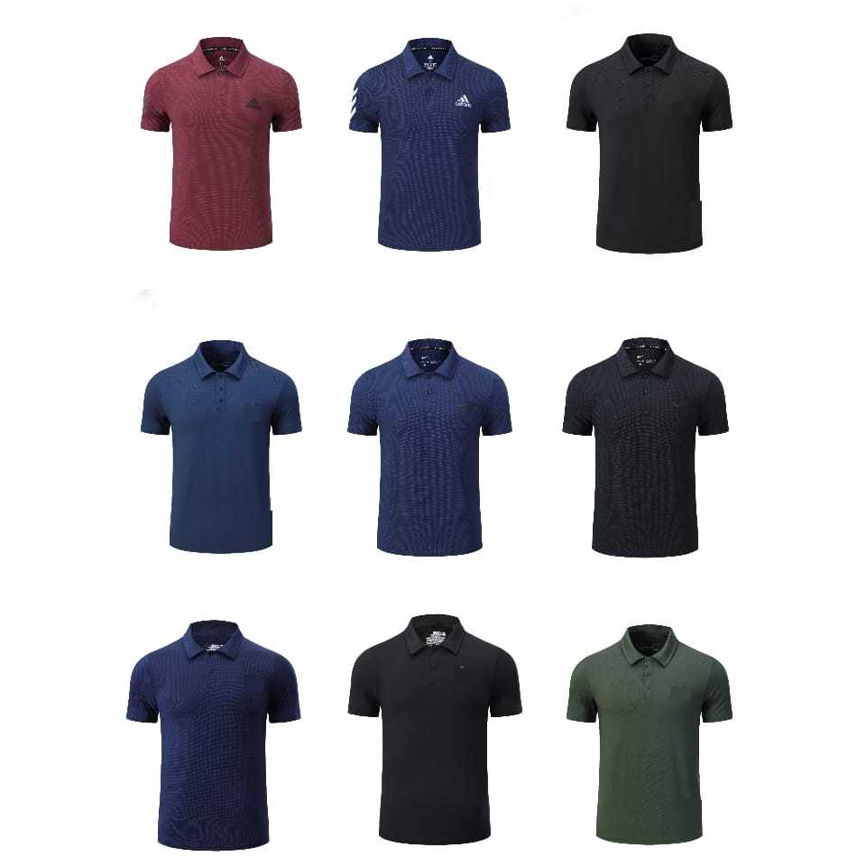 BAJU OLAHRAGA PRIA / ATASAN OLAHRAGA POLO / KAOS POLO PRIA T-SHIRT GRUP VARIAN 8