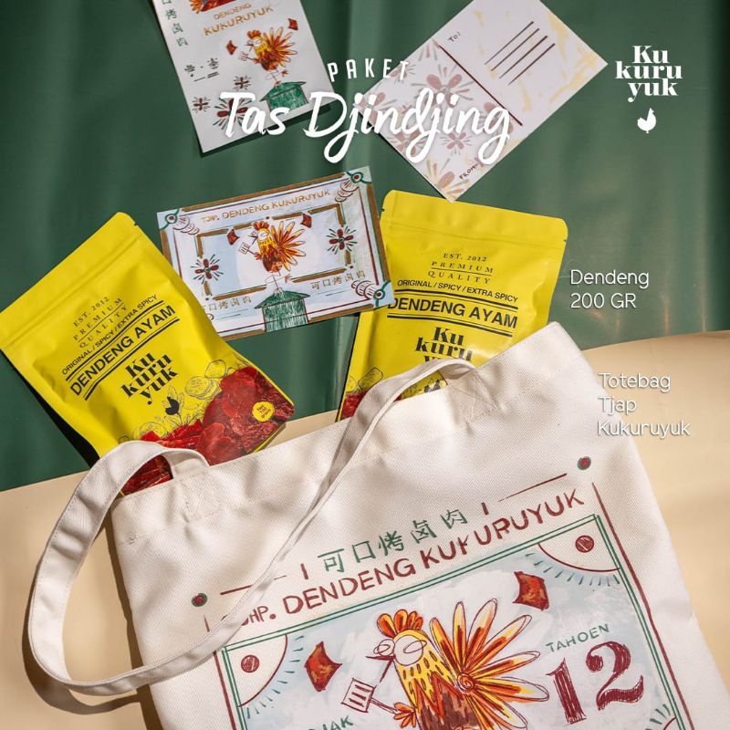 

Merchandise Dendeng Kukuruyuk - Paket Tas Djindjing | Gift Totebag Tumbler | Tas Daily, Kuliah, Kerja