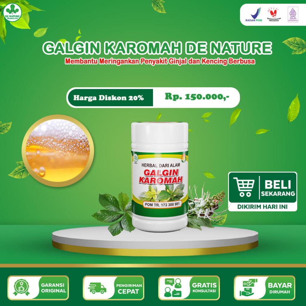 (COD-Bayar Dirumah) Obat Kencing berbusa buih Buang Air Kecil, Penyempitan Saluran Kemih Batu Ginjal