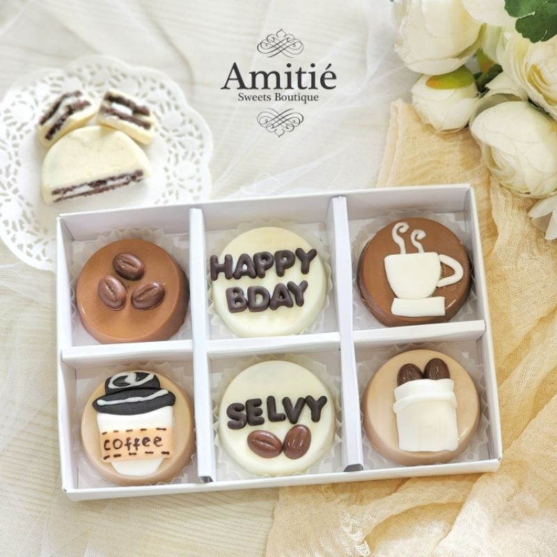 

Coklat Oreo Coffee HBD - 1 Box isi 6 / Coklat Karakter / Birthday Gift / Hadiah Ulang Tahun