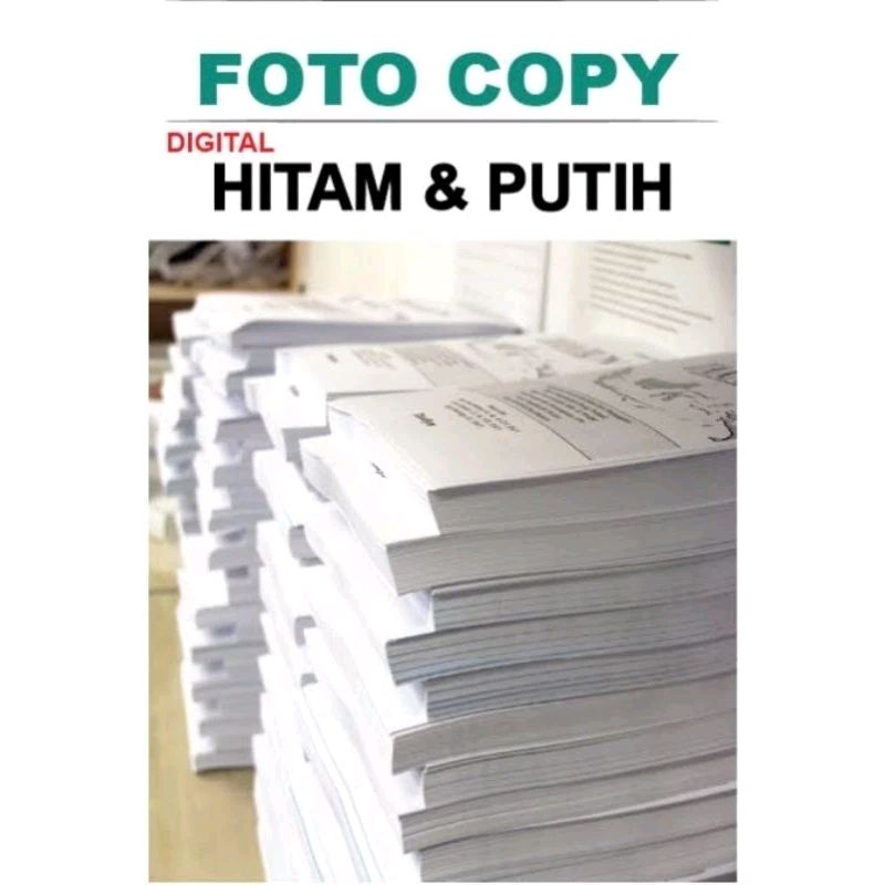 

FOTO COPY fotocopy print digital hitam putih bisa bolak balik