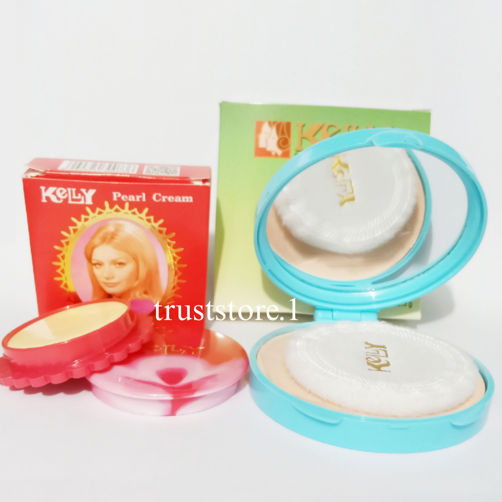 Paket Kelly Pearl Cream 5g & Kelly Bedak Compact