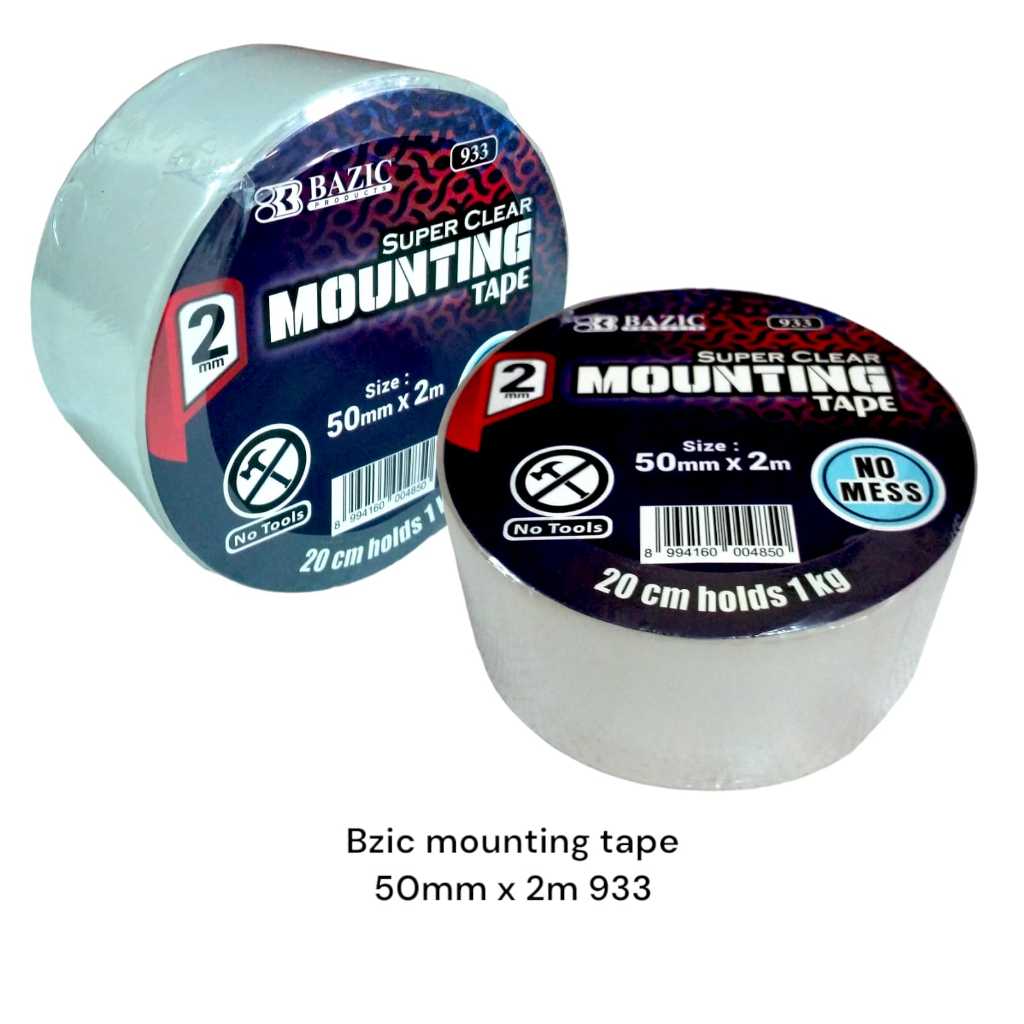 

SOLASI DOUBLE TAPE MOUNTING FOAM 50MM X 2M CLEAR BENING SELOTIP LAKBAN 2 SISI