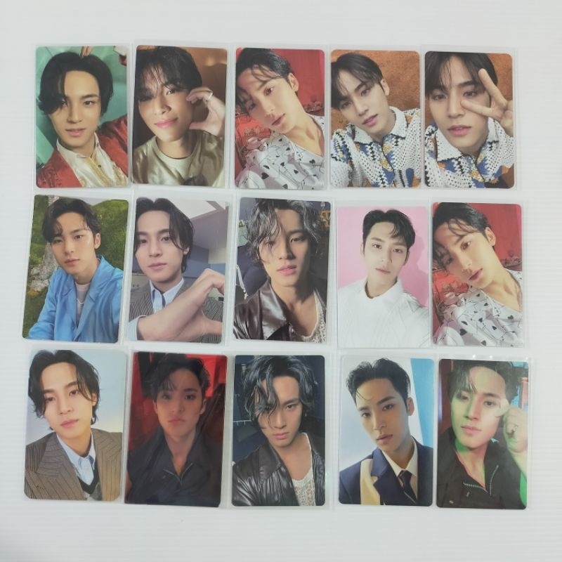 Photocard MINGYU weverse face the sun an ode sector 17 osaka dream fml grey back tc selca cafe new b