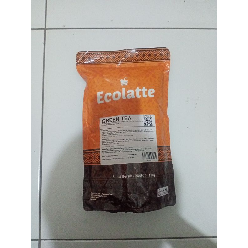 

BUBUK MINUMAN ANEKA RASA ECOLATTE RASA GREEN TEA (EX CHO' LATTE) 1kg