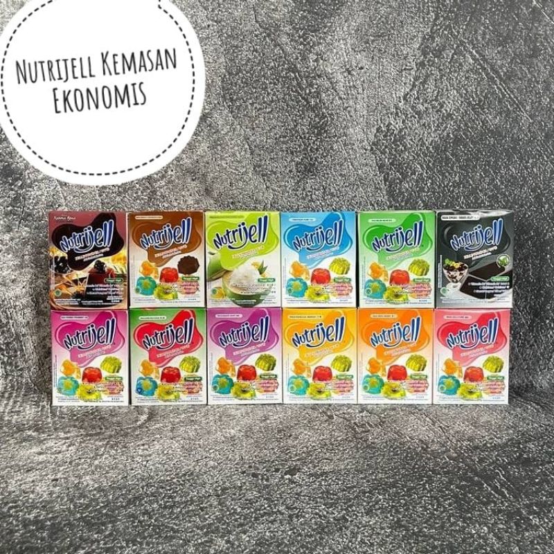 

NUTRIJELL Kemasan Ekonomis Rasa Buah Cincau Coklat Plain