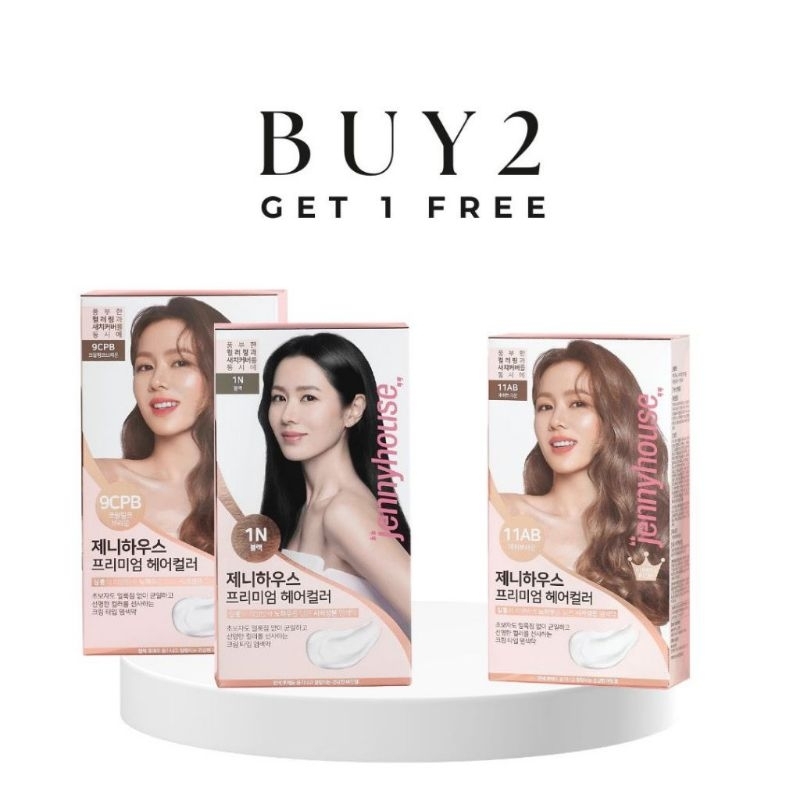 BUY 2 Get 1 free Jenny House - Premium Hair Color Bundle Hair Color (255k dapat 3)