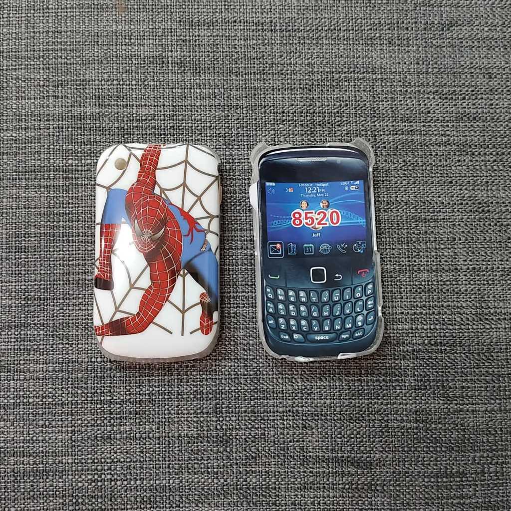 Case BB Gemini 8520 spiderman Unik Lucu Antik Casing BB gemini