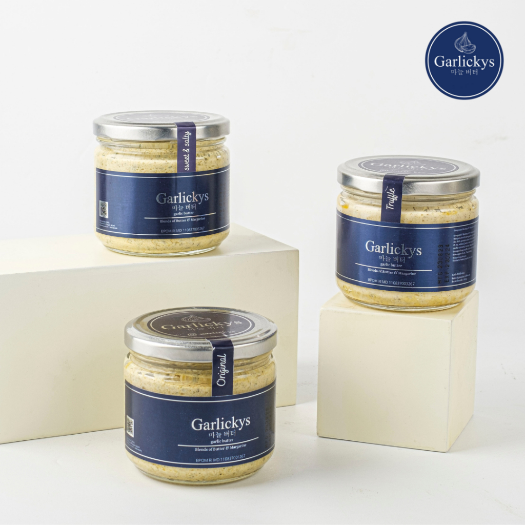 

GARLICKYS Garlic Butter (Original, Truffle, Sweet & Ssalty)
