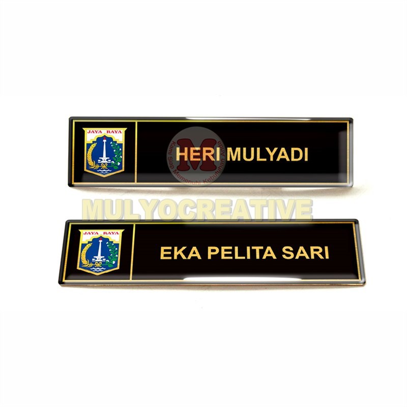 

PAPAN NAMA PEMPROV DKI JAKARTA NAMETAG - NAME TAG CUSTOM LOGO JAKARTA