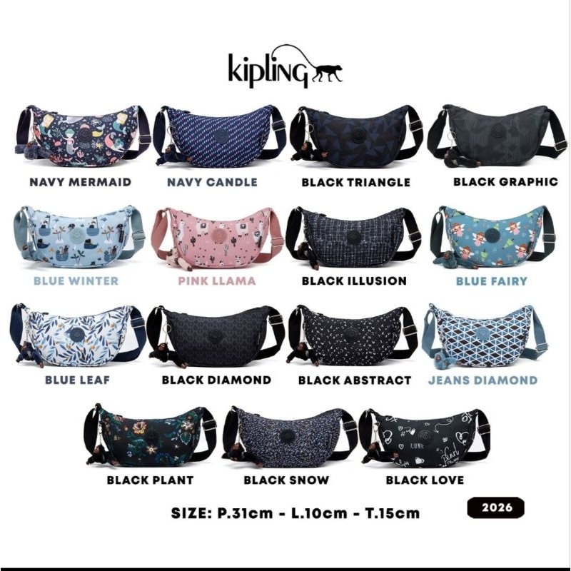 Tas import Kipling motif