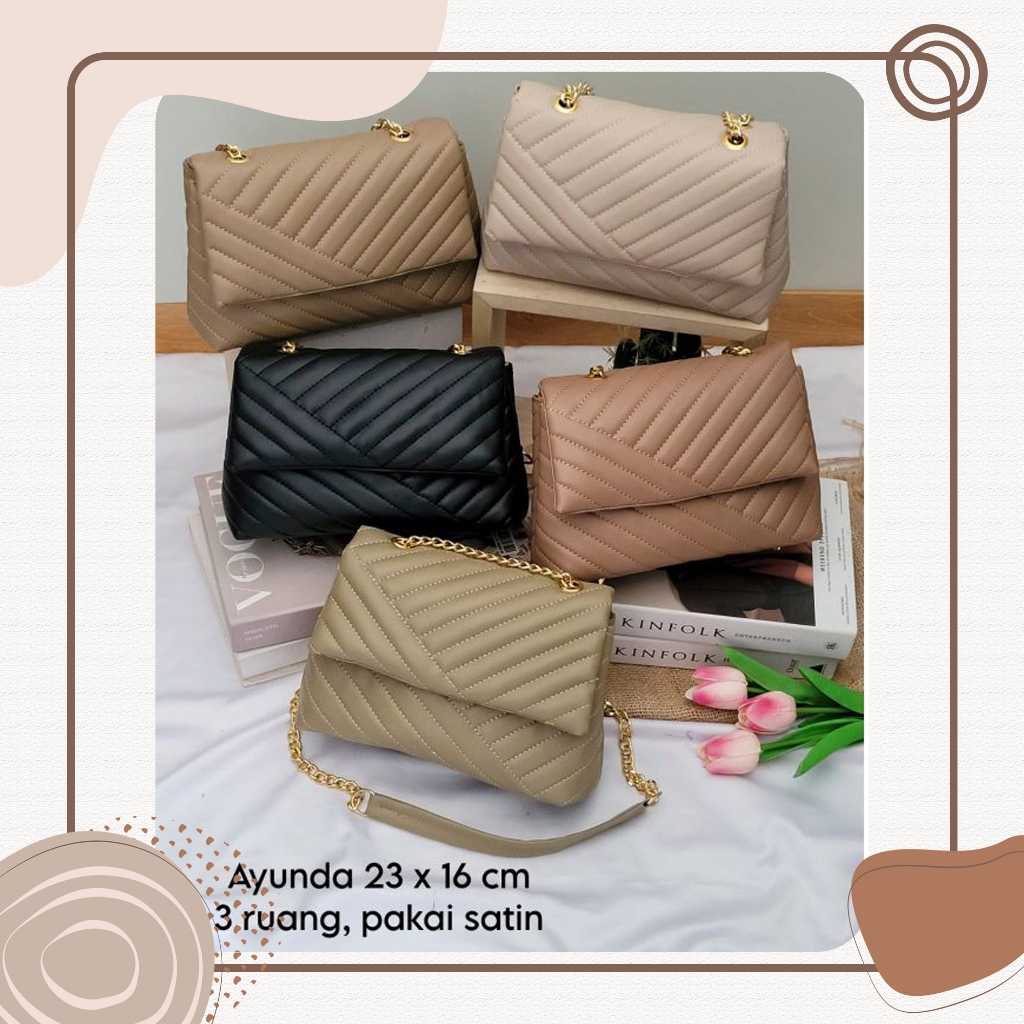 Premium Ayunda Tas Selempang Wanita Simple