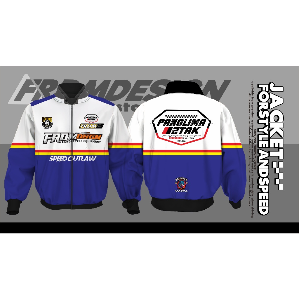 JAKET RIDING MODEL VINTAGE TAHAN AIR (WATERPROOF) JAKET SUNMORI JAKET PANGLIMA 2 STROKE JAKET 2TAK