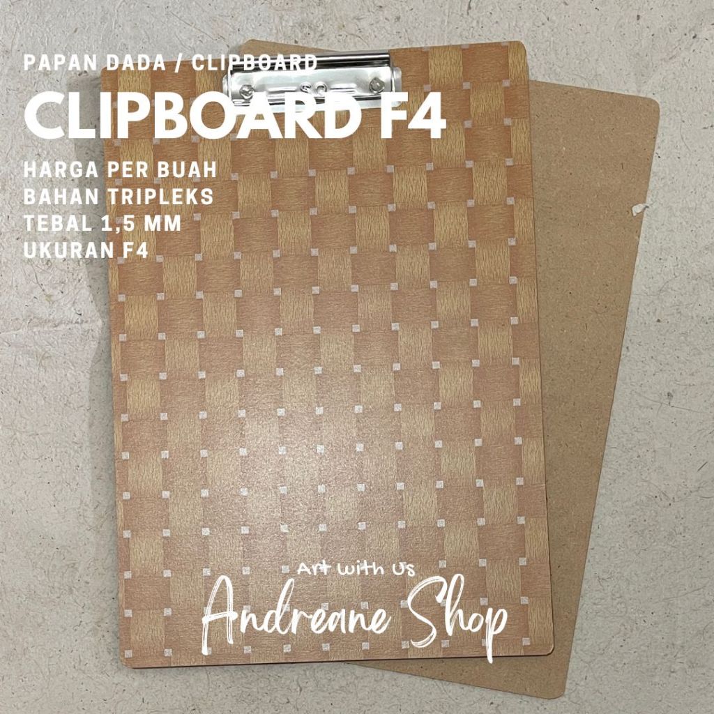 

Papan Dada / Clipboard Kayu