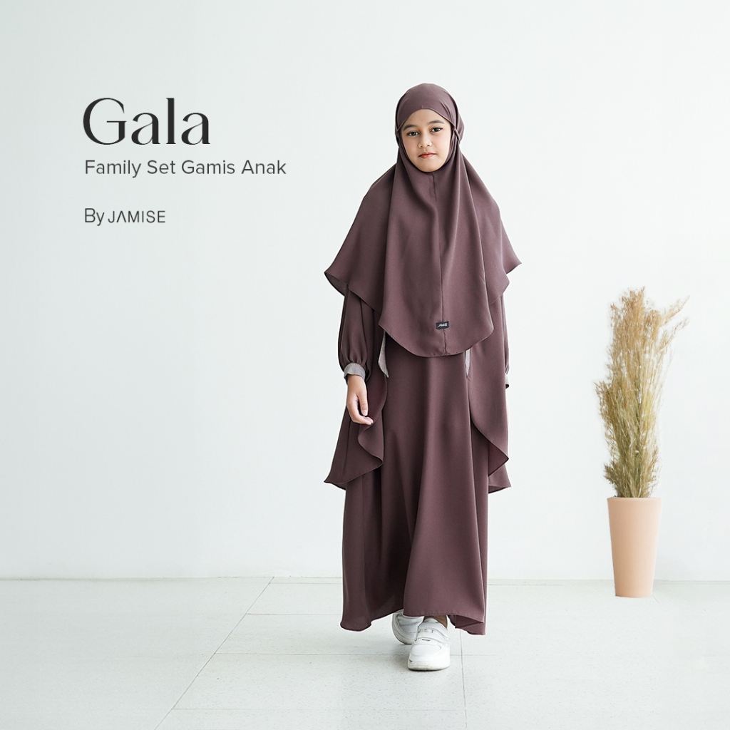 Gala Series | Gamis Anak Khimar Bergo