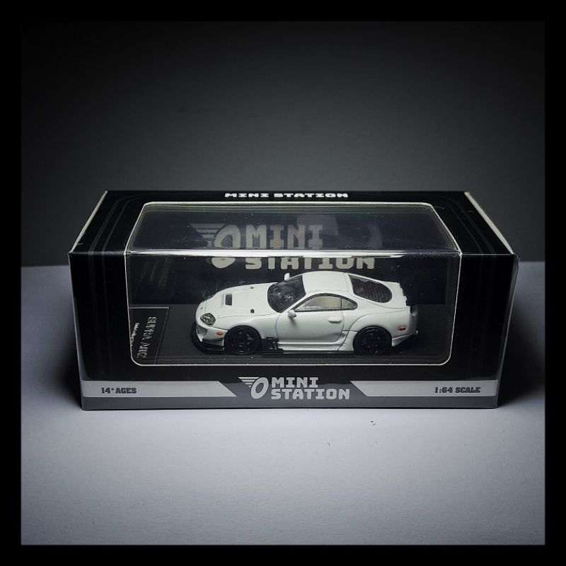 MINI STATION TOYOTA SUPRA WHITE