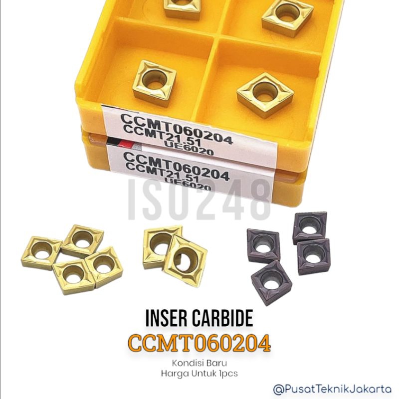 insert carbide insert ccmt06 02 04 insert CNC pahat bubut