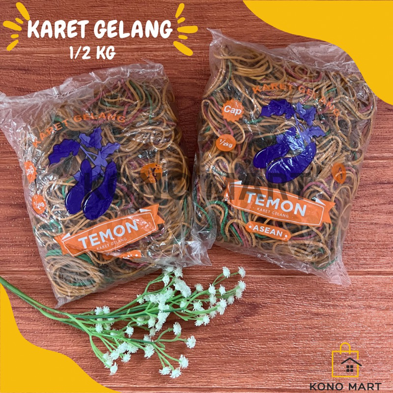 KARET GELANG 1/2 KG / KARET TEMON / KARET GELANG KILOAN / KARET GELANG KUAT