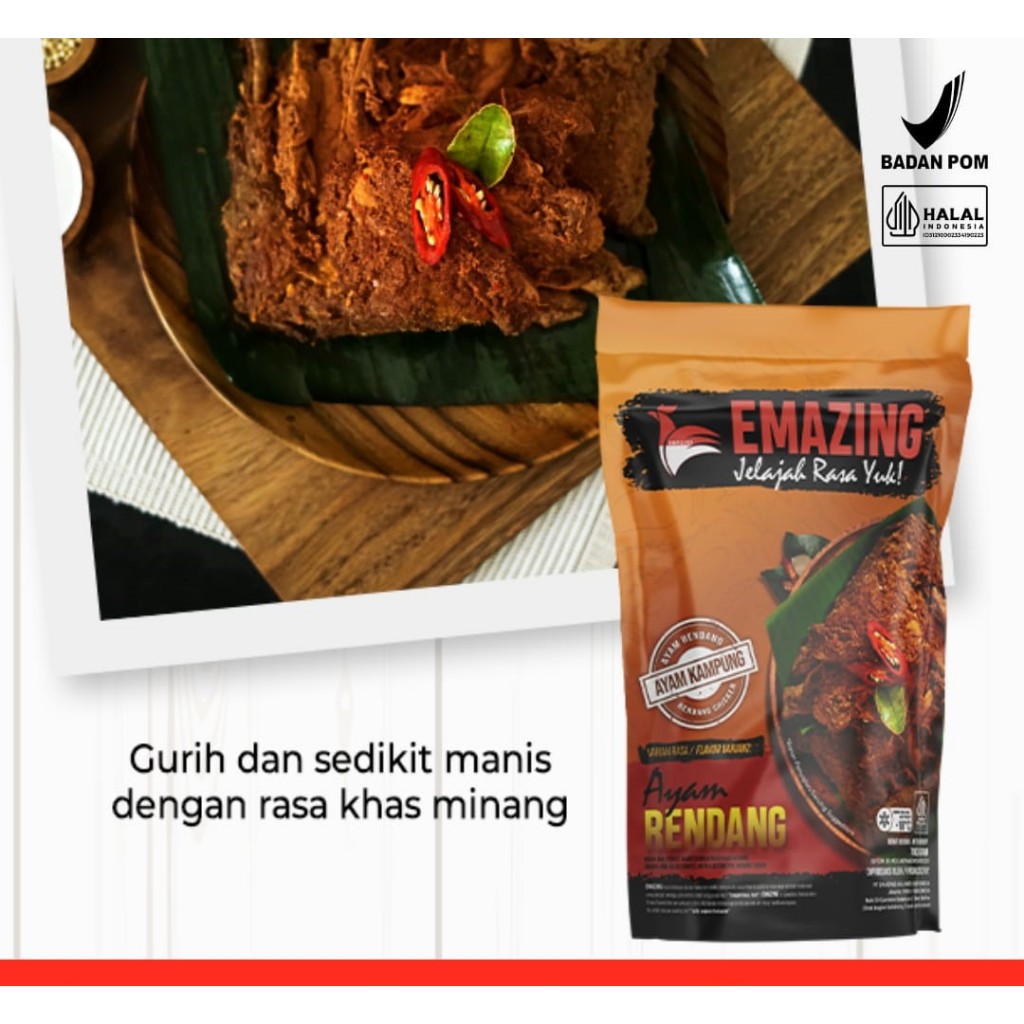 FROZEN FOOD AYAM RENDANG EMAZING