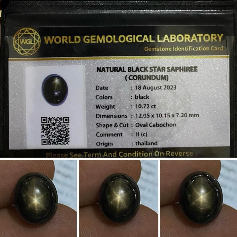 Batu Natural Star Safir Memo Top Quality