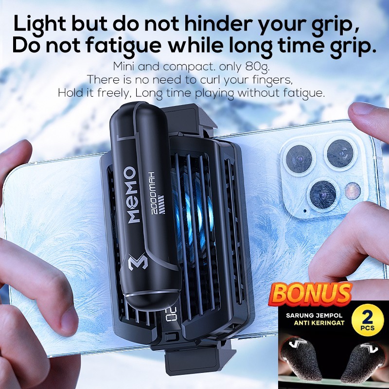 MEMO DL10 FANCOOLER PHONE COOLER ONLY TANPA BATERAI (Cooler Only)