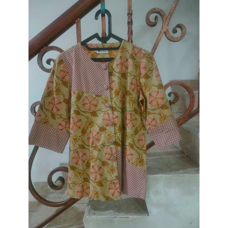 Blus Wanita Preloved Batik Keris ORIGINAL 100%
